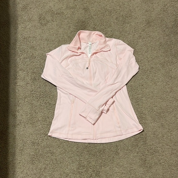 Sold out Lululemon Define Jacket *Nulu Strawberry Milkshake sz 12 Like New - Picture 8 of 11